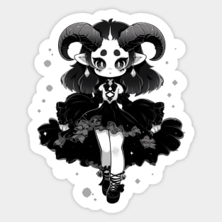 Kawaii Cute Demon Sticker